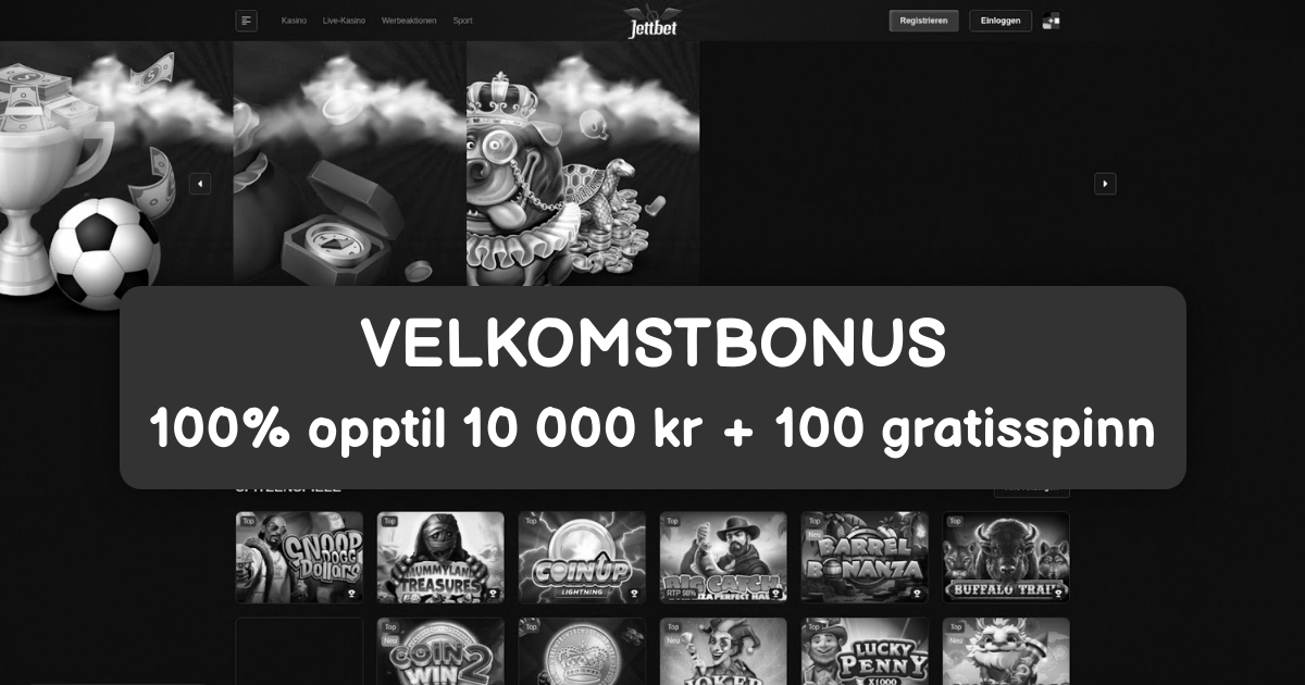 Jettbet Casino - Beste Online Slots i Norge
